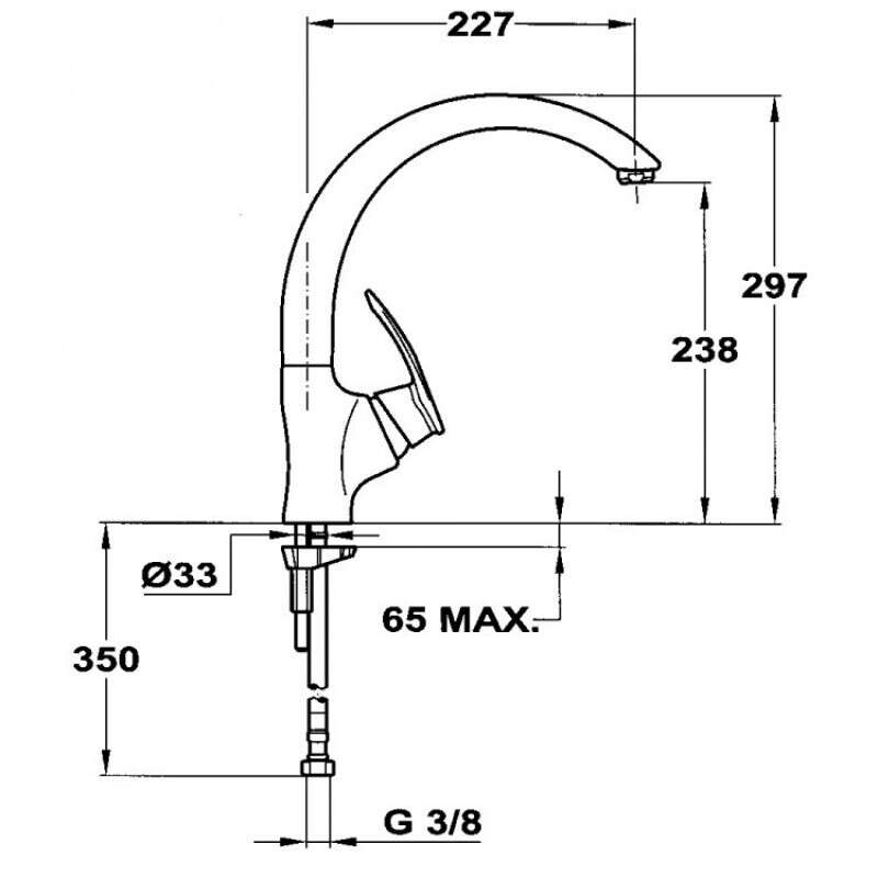 Vòi rửa chén Teka MC 10 plus 97911502