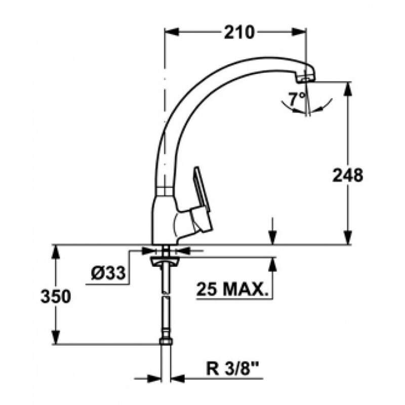 Vòi rửa chén Teka MF2