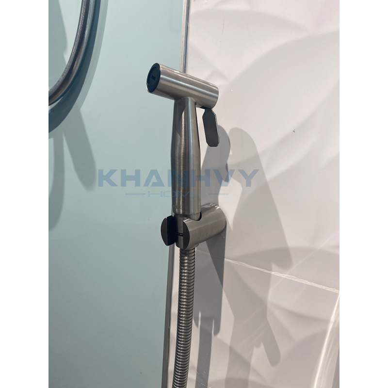 Vòi xịt vệ sinh có giá đỡ và dây sen 120 cm Hafele 589.25.991