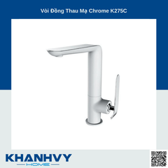 Vòi Malloca đồng thau mạ Chrome K275C