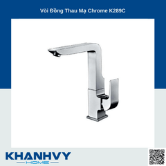 Vòi Malloca đồng thau mạ Chrome K289C