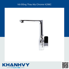 Vòi Malloca đồng thau mạ Chrome K298C