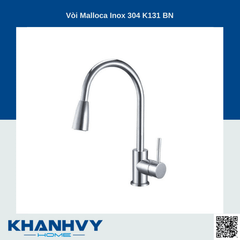 Vòi Malloca Inox 304 K131 BN