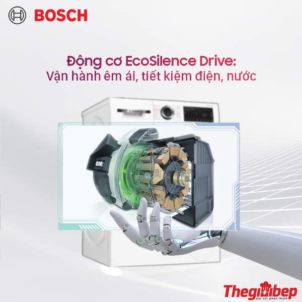 Máy giặt Bosch WAW28480SG 9kg- Serie 8 Đức