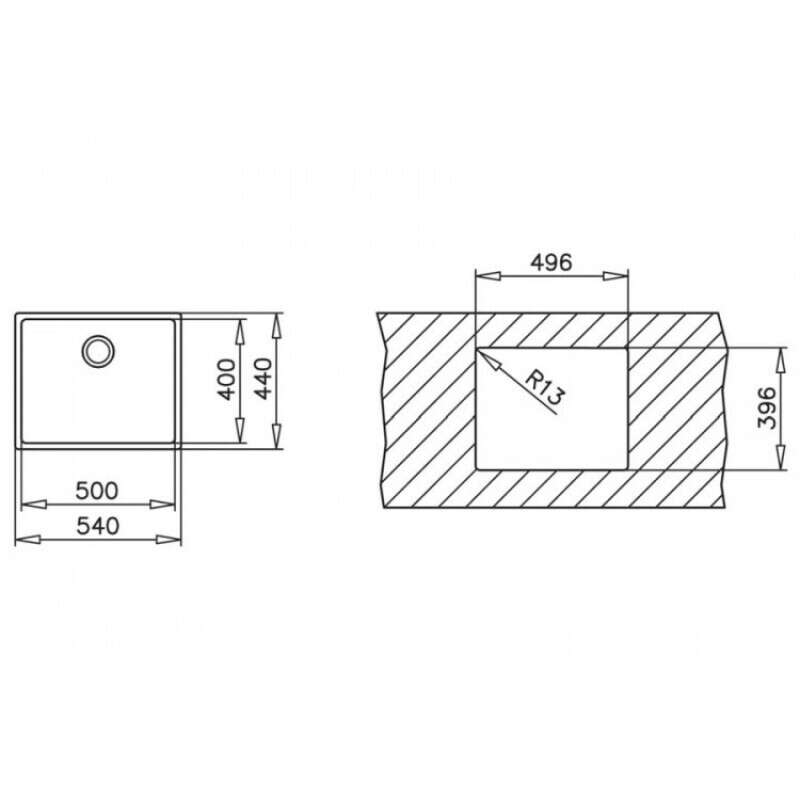 Chậu rửa inox TEKA LINEA R15 50.40 10138005