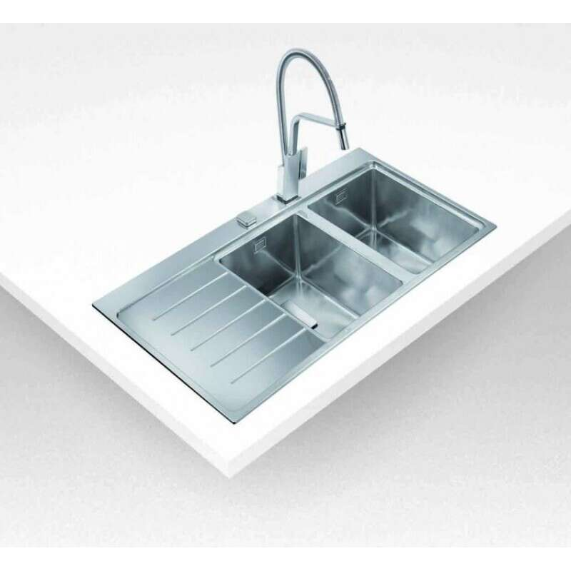 Chậu rửa inox TEKA ZENIT R15 2B 1D 13139009