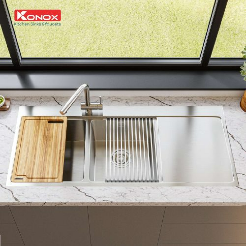Chậu rửa bát Konox Topmount Sink KN11650TD Right