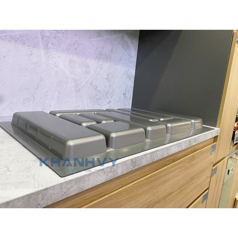 Khay chia thìa nĩa chất liệu nhựa cao cấp Eurogold ETW900 Màu trắng
