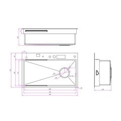 Chậu rửa chén Maadela MDS-7647DRF