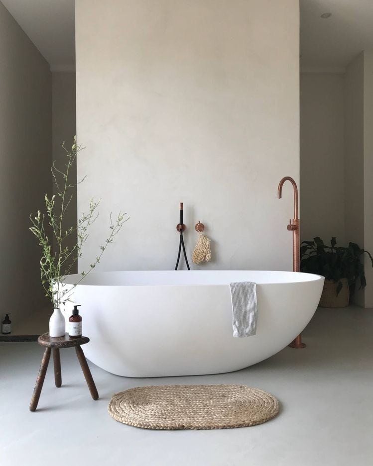 Bồn tắm đá MOWOEN MW003-Matt White