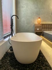 Bồn tắm đá MOWOEN MW002-Matt White