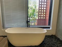 Bồn tắm đá MOWOEN MW002-Matt White