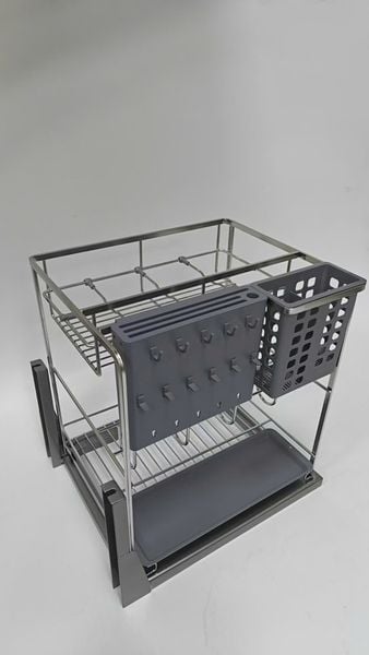 Rổ đựng gia vị, dao thớt nan dẹp Maadela DT01-300