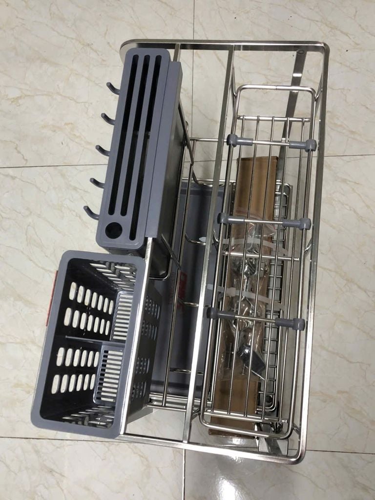 Rổ đựng gia vị, dao thớt nan dẹp Maadela DT01-300