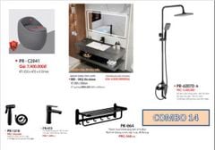 Combo thiết bị vệ sinh Proxia 14
