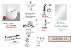 Combo thiết bị vệ sinh Proxia 16