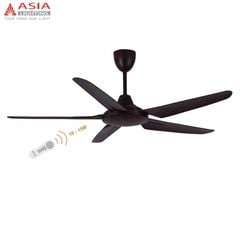 Quạt trần Asia Lighting QT05-N-01 5 cánh màu nâu
