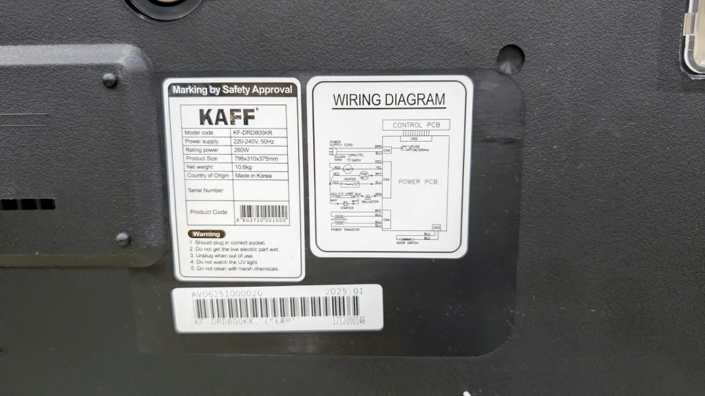 Máy sấy chén Kaff KF-DRD800KR