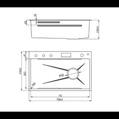 Chậu rửa chén chống xước Wabenform Maadela MDS-7547DRF Lechfall