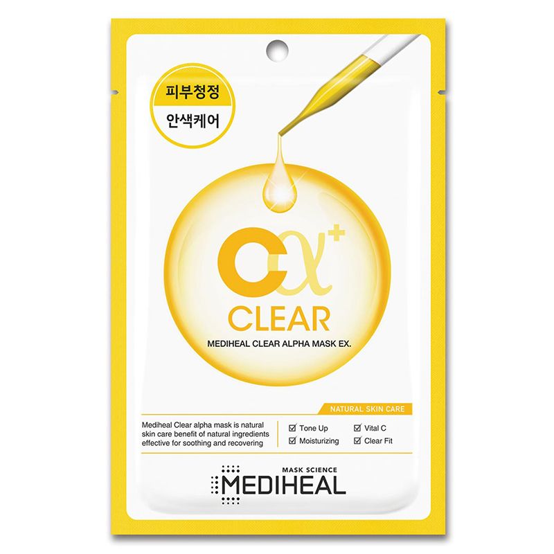 Mặt Nạ Làm Sạch, Sáng Mịn Da Mediheal Clear-Alpha Mask Ex