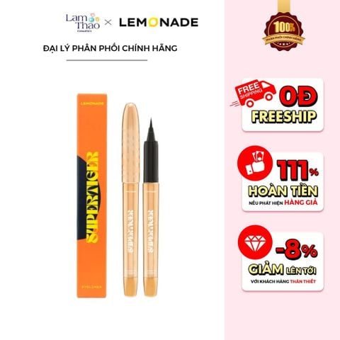  Kẻ Mắt Nước Cọ Mảnh Lâu Trôi Lemonade Supertiger Eyeliner 