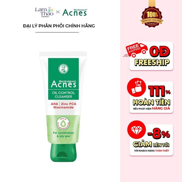 Gel Rửa Mặt Hỗ Trợ Kiểm Soát Nhờn Cho Da Dầu Acnes Oil Control Cleanser