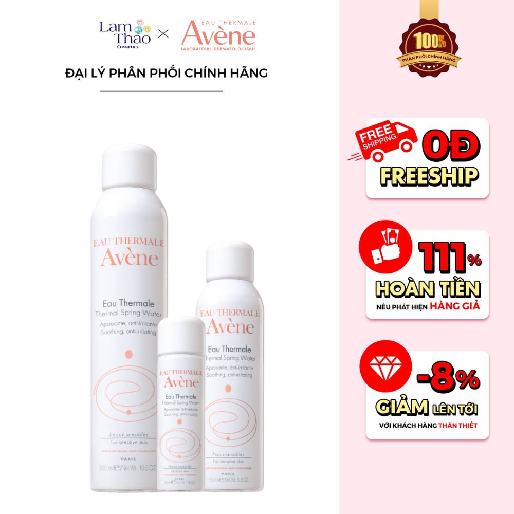 Xịt Khoáng Cấp Nước, Làm Dịu Và Hỗ Trợ Giảm Kích Ứng Avene Eau Thermale Thermal Spring Water