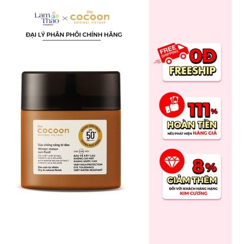  Sữa Chống Nắng Chiết Xuất Bí Đao Cocoon Winter Melon Sun Fluid SPF50+ PA++++ 