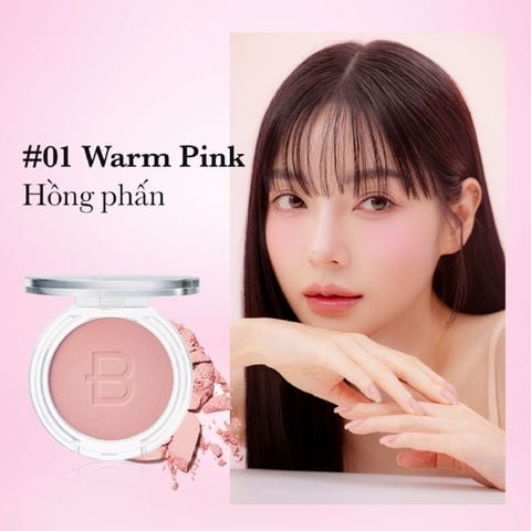  Phấn Má Hồng Mịn Lì BOM Mood Flex Powder Blush 