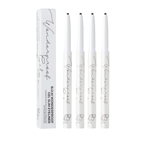  [TẶNG 1 NTT BOM 8TEA 30ML] Chì Kẻ Mắt Siêu Mảnh Lâu Trôi BOM Wonderproof Gel Slim Eyeliner 