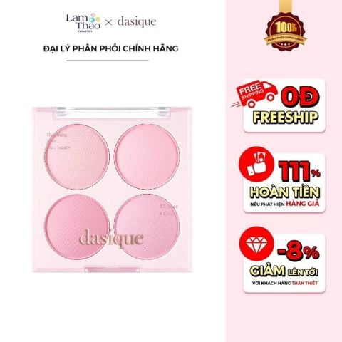  Phấn Má Hồng Dasique Blending Mood Cheek - Ice Cream Collection 