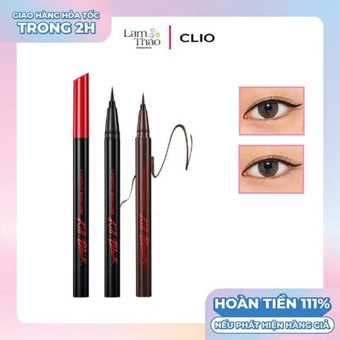  Bút Kẻ Mắt Nước Chống Trôi Clio Superproof Brush Liner 