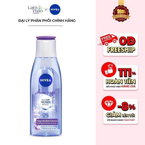  Nước Tẩy Trang Ngăn Ngừa Mụn Nivea Acne Clear Micellar Water 