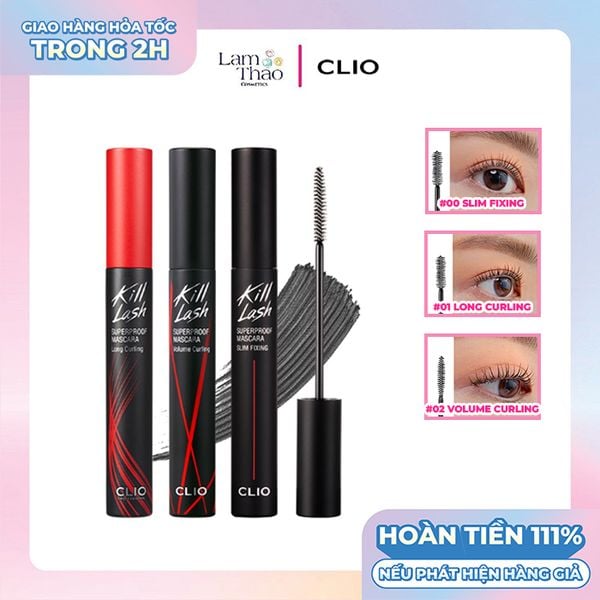 Mascara Chải Mi Chống Trôi Clio Kill Lash Superproof Mascara