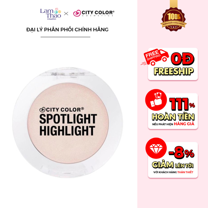 Phấn Bắt Sáng City Color Spotlight Highlight Cream