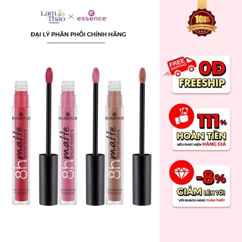  Son Kem Lì Siêu Bền Màu Essence 8H Matte Liquid Lipstick 