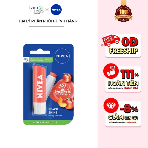  Son Dưỡng Nivea Shine Lip Balm 