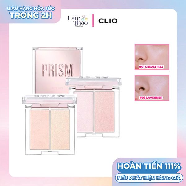 Phấn Bắt Sáng Clio Prism Highlighter Duo