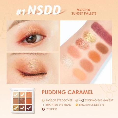  Phấn Mắt Focallure 9 Pan Eyeshadow Palette The Impressionism Collection 