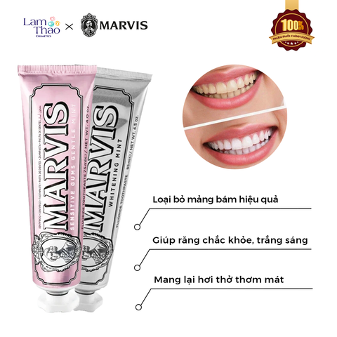  Kem Đánh Răng Cao Cấp Marvis Toothpaste 