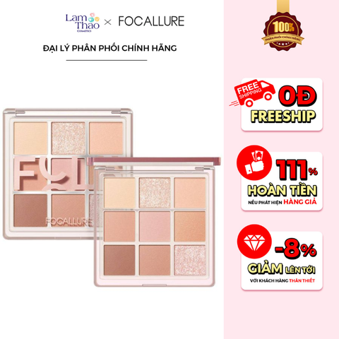  Phấn Mắt 9 Ô Focallure Soft Glam Eyeshadow Palette 