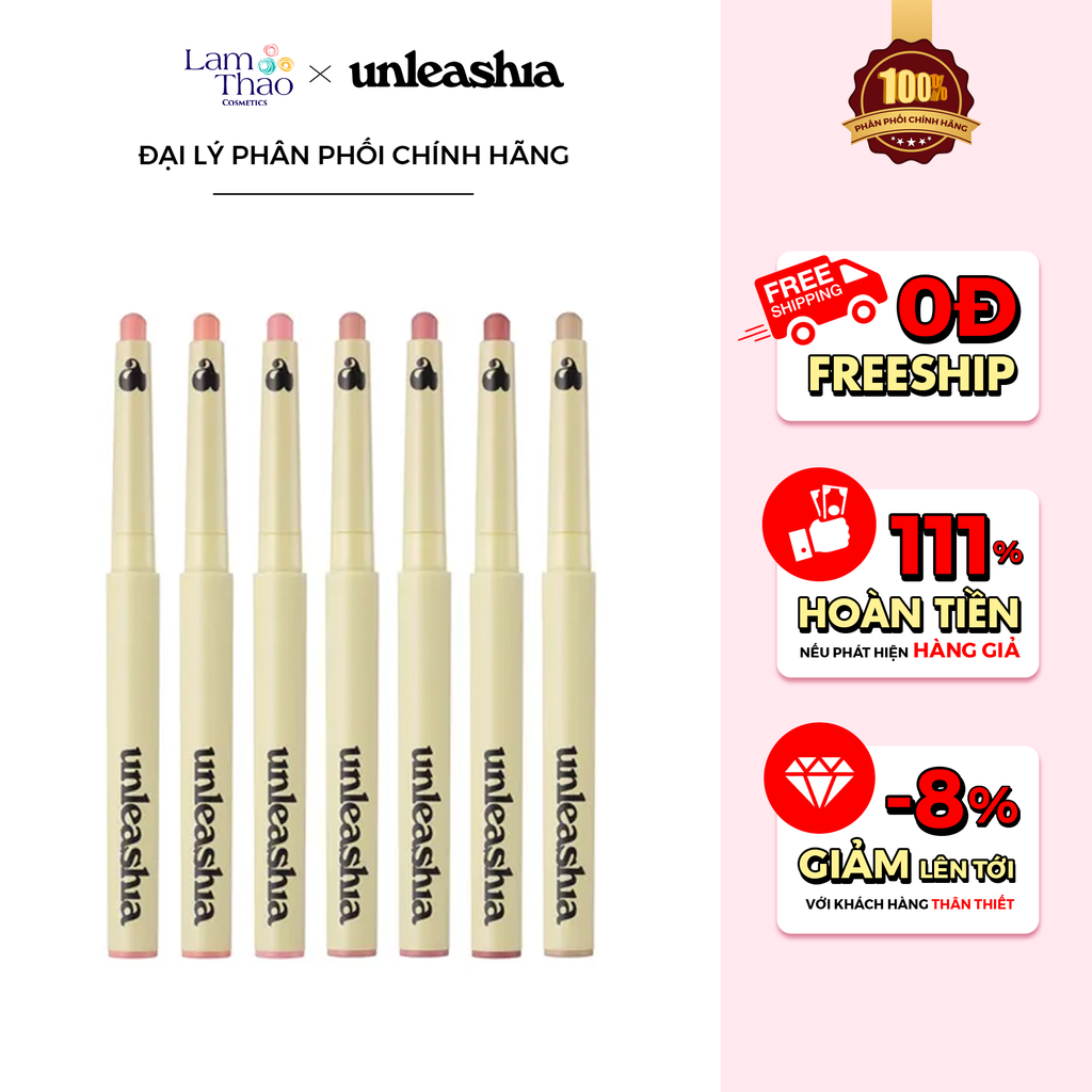 Chì Kẻ Viền Môi Unleashia Oh Happy Day Lip Pencil 0.8g