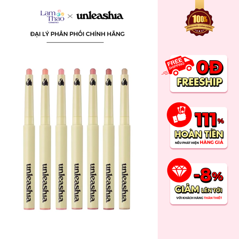  [DEAL 22/6 - 25/6 GIÁ SỐC] Chì Kẻ Viền Môi Unleashia Oh Happy Day Lip Pencil 