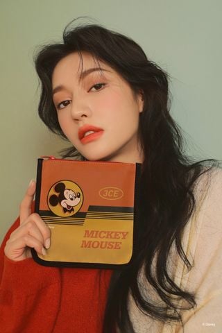  Túi Đựng Mỹ Phẩm 3CE x Disney Square Pouch 