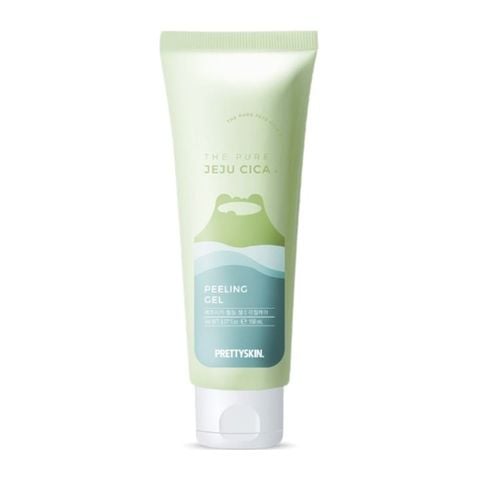  Tẩy Da Chết Chiết Xuất Rau Má Pretty Skin Jeju Cica Peeling Gel 