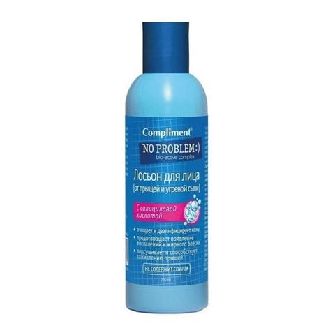  Nước Hoa Hồng Làm Sạch Sâu Kiềm Dầu Cho Da Mụn Compliment No Problem Salicylic Acid 