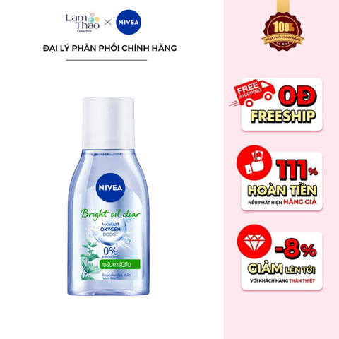  Nước Tẩy Trang Kiểm Soát Nhờn Nivea Bright Oil Clear Micellar Water 