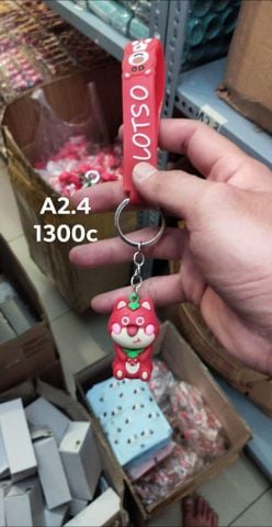  Móc Khoá Gấu Dâu Lotso 