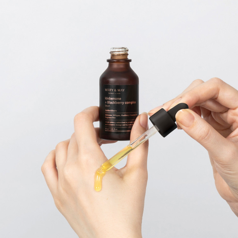  Tinh Chất Làm Sáng Da Ngừa Lão Hóa Mary & May Idebenone + Blackberry Complex Serum 
