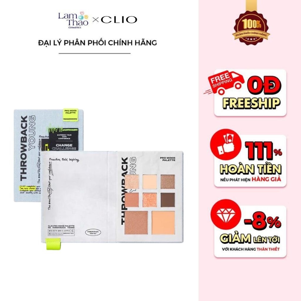Bảng Phấn Mắt Clio Pro Mood Palette (22ss Limited)
